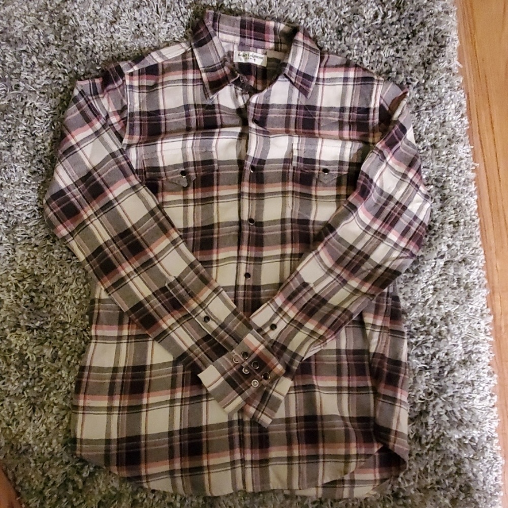Saint Laurent Paris Flannel